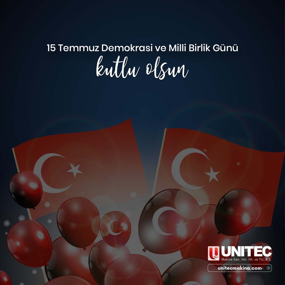15 Temmuz Demokrasi ve Milli Birlik Günü kutlu olsun.

#15TemmuzDemokrasiMilliBirlikGünü #demokrasi #15Temmuz #Türkiye #MilliBirlik #Cumhuriyet #Halk