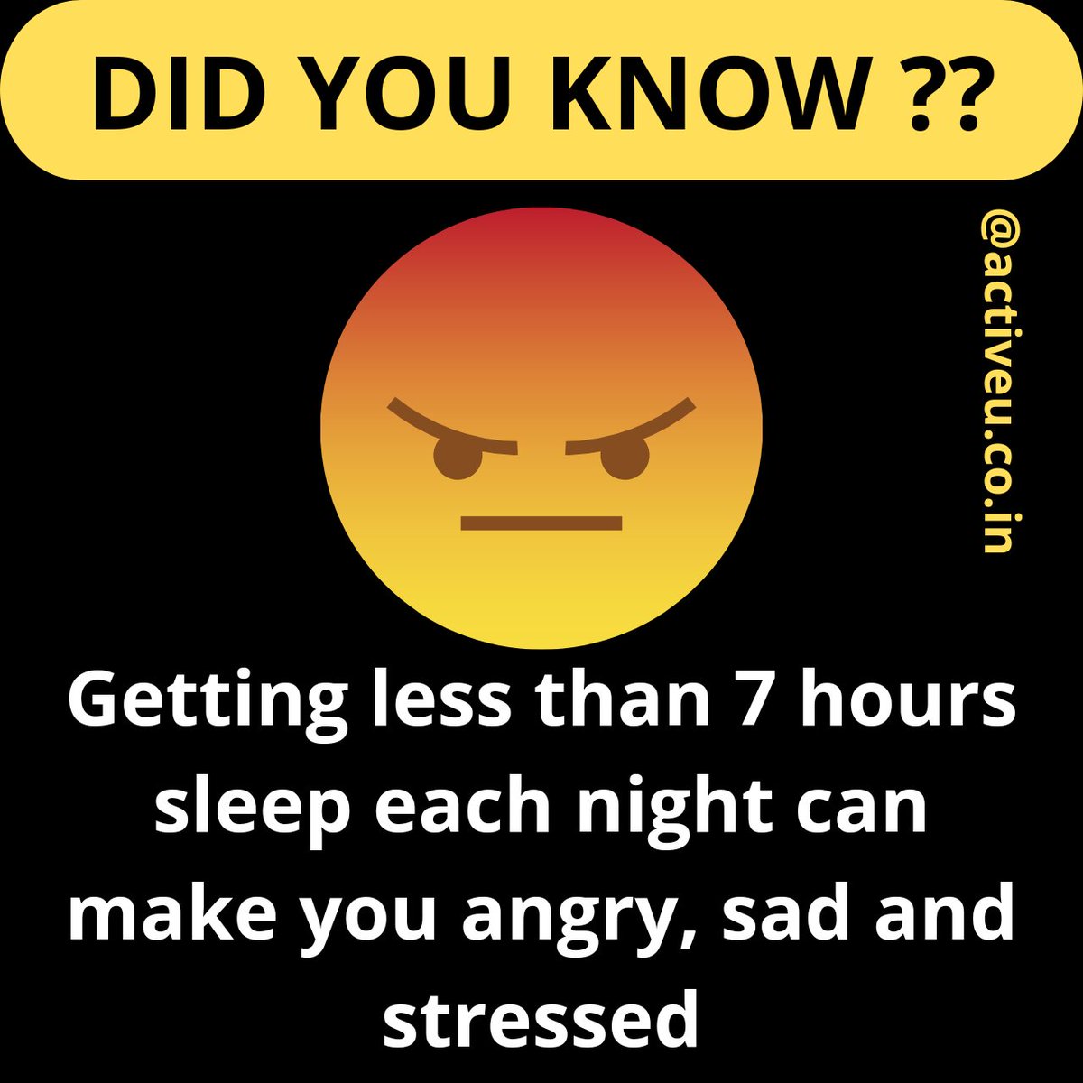 ActiveU_'s tweet photo. How much do you sleep in a day ?? 

#SLEEP #health #FitnessGoals #fatloss #weightgain https://t.co/KPpE1pTSKC