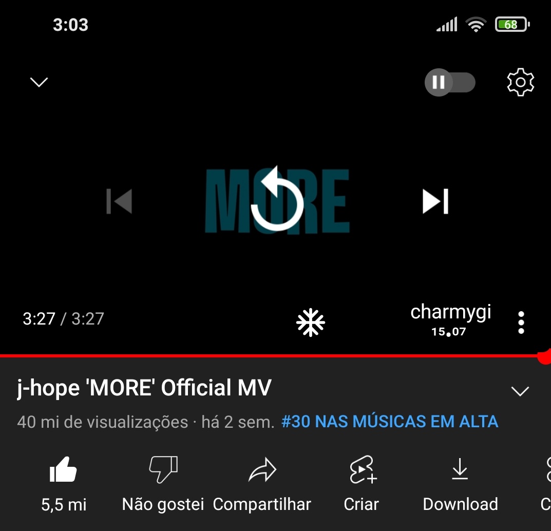 charmygi's tweet photo. ✓ reproducir more ×2
    nunca voy a superar more.
Can't stop listening to my favorite songs #jhope_Arson and #jhope_MORE from the album #JackInTheBox by #jhope (@BTS_twt) https://t.co/xVrppXJYD6