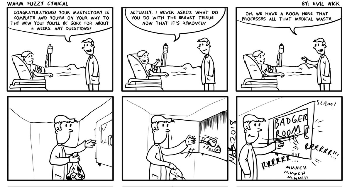 TrueEvilNick's tweet image. #trans is trending! 

Please enjoy a couple of my trans #comics and follow me here or on my personal account (@ManicPixJeepGrl) where I am 🏳️‍⚧️🏳️‍⚧️🏳️‍⚧️ as fuck!