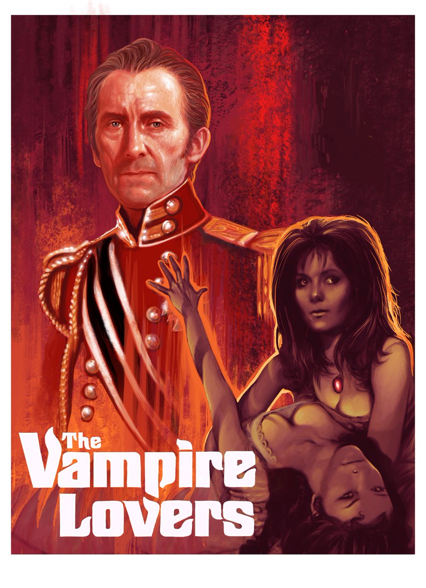 The Vampire Lovers - Hammer - 1970 #HammerHorror #PeterCushing #IngridPitt #Vampires #BritishHorror #KateOMara