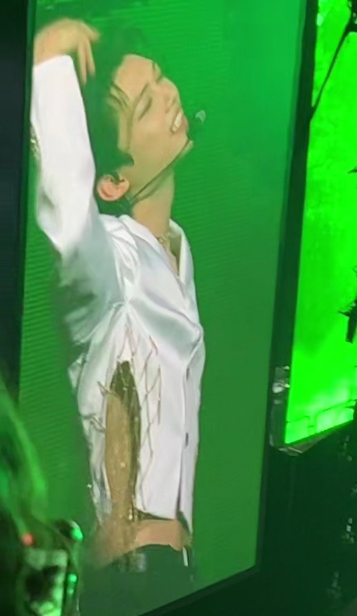 CamilQuil's tweet photo. Me? I'm obsessed with this boy 💚👄💚
#StrayKids2ndWorldTourMANIAC #StrayKids #SKZinSeattle https://t.co/G3LSqd24Lp