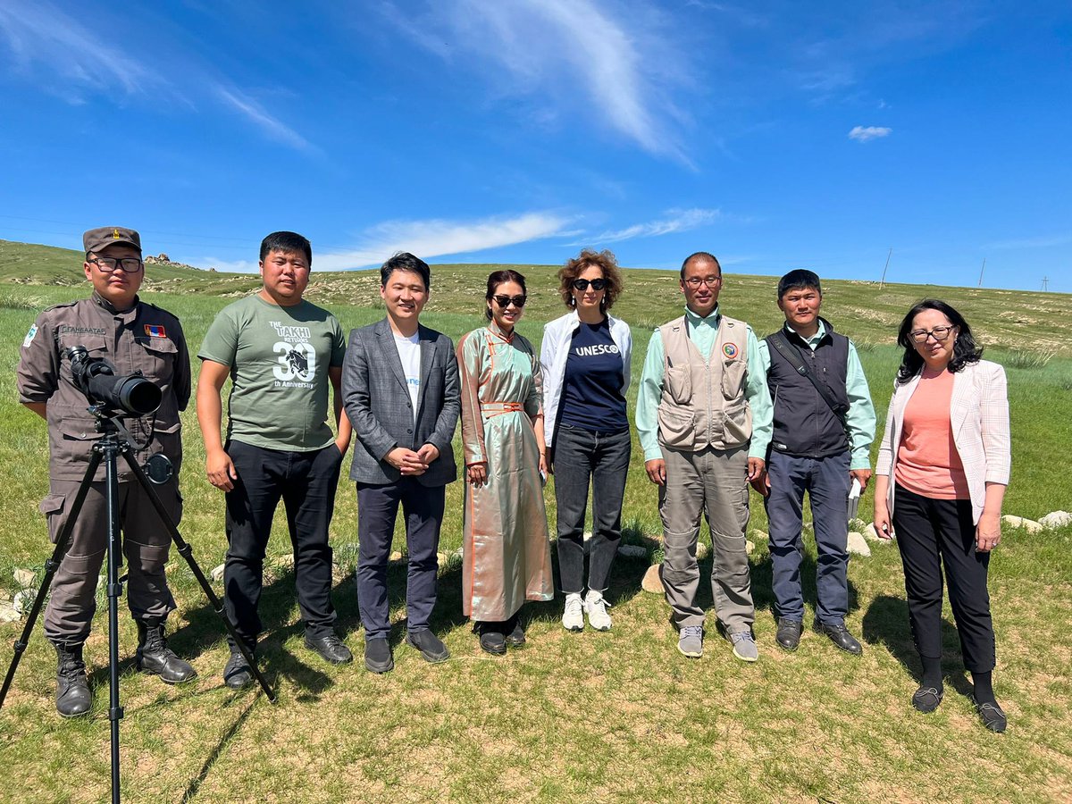 .<a href="/UNESCO/">UNESCO 🏛️ #Education #Sciences #Culture 🇺🇳</a> strongly supports the ambition of #Mongolia to protect 30% of its land, notably by the inscription of #biosphere reserves and natural World heritage sites.