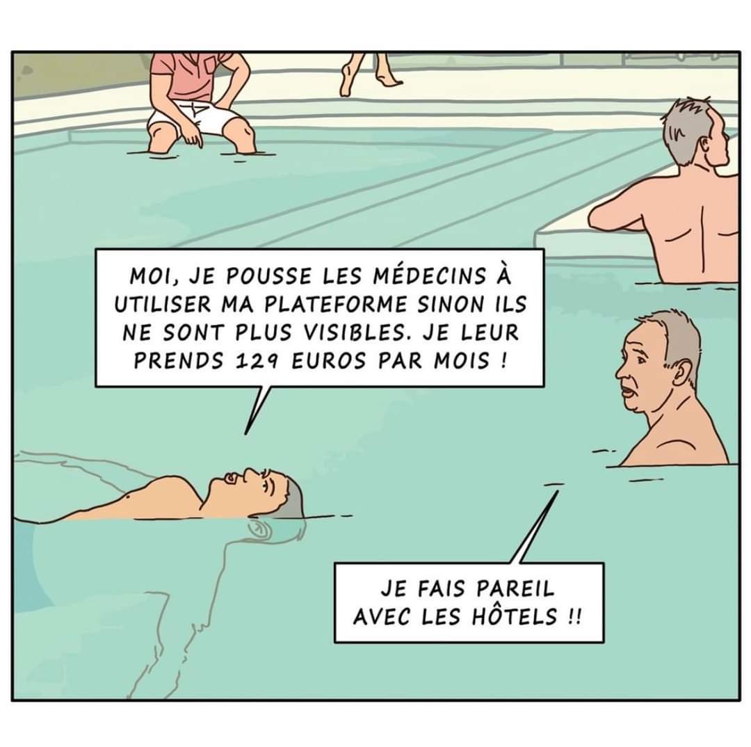 Plznches de Germain Huby, extrait de l’album « Metro, boulot, dodo ».

On pourrait l'appeler 'réunion chez Manu et Brigitte'
#14Juillet2022, #inflation #MacronUberGate, #MacronDegage