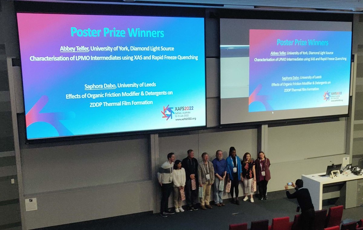Sven L. M. Schroeder (@slmschroeder) on Twitter photo Congratulations to our PhD student Saphora Dabo for winning one of the two poster prizes at the International X-ray Absorption Fine-Structure conference (XAFS2022) in Sydney! <a href="/MPMEGroupLeeds/">Molecular Process and Materials Engineering Group</a> <a href="/BraggRoyceLeeds/">The Bragg Centre and Royce at Leeds</a> <a href="/cP3CDT/">cP3 CDT Leeds</a> <a href="/RoyceInstitute/">Henry Royce Institute</a> Congratulations to our PhD student Saphora Dabo for winning one of the two poster prizes at the International X-ray Absorption Fine-Structure conference (XAFS2022) in Sydney! <a href="/MPMEGroupLeeds/">Molecular Process and Materials Engineering Group</a> <a href="/BraggRoyceLeeds/">The Bragg Centre and Royce at Leeds</a> <a href="/cP3CDT/">cP3 CDT Leeds</a> <a href="/RoyceInstitute/">Henry Royce Institute</a>