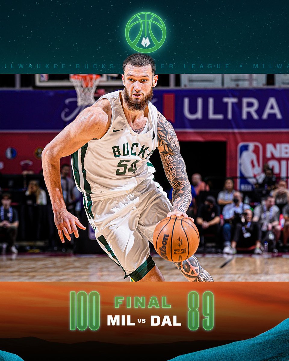 Bucks's tweet image. Another Summer League W!!