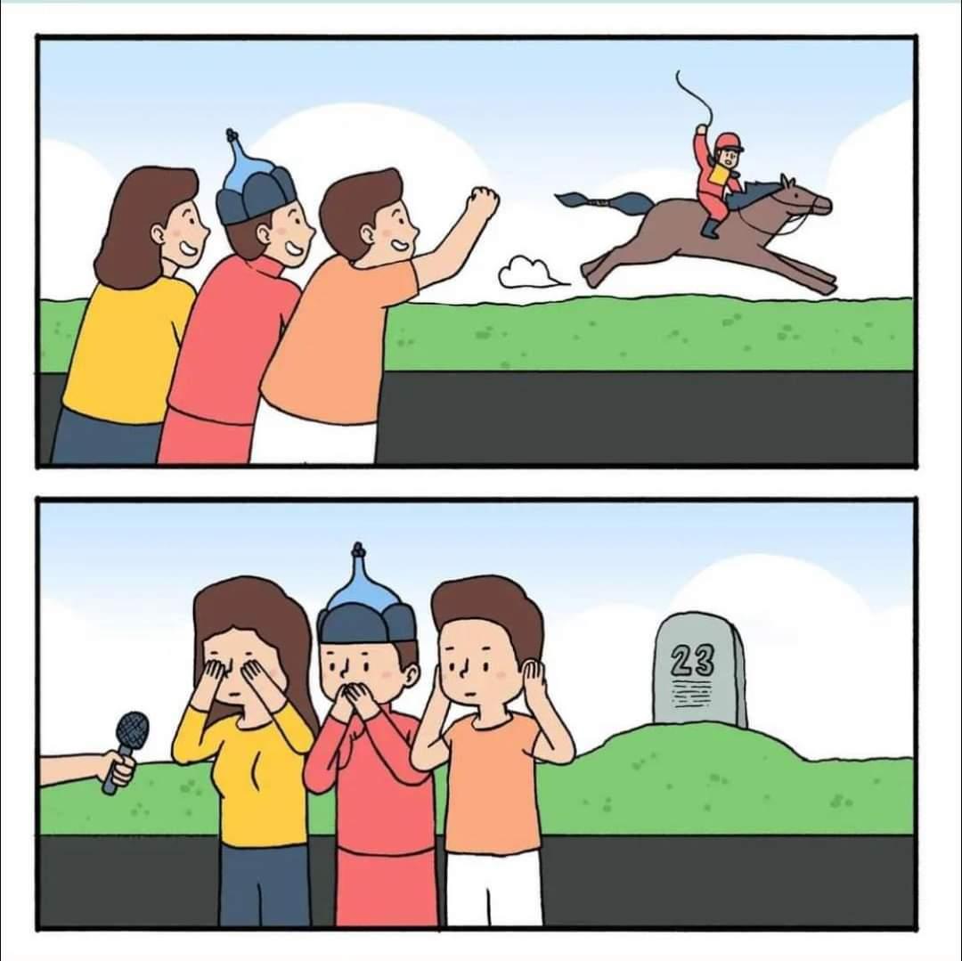 Мэдээгүй, сонсоогүй, хараагүй, яриагүй...