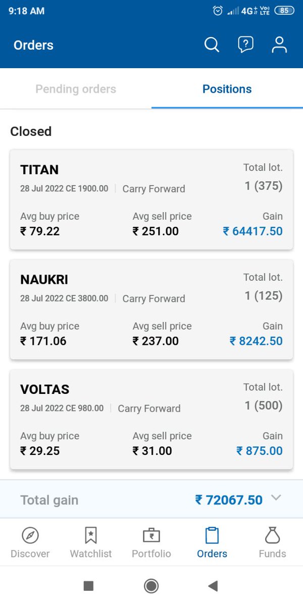 TradeWithTrend4's tweet photo. #Profit from positional #optiontrading
#stockoptions
#nifty50
#stockmarket https://t.co/TEKa1N0t1a
