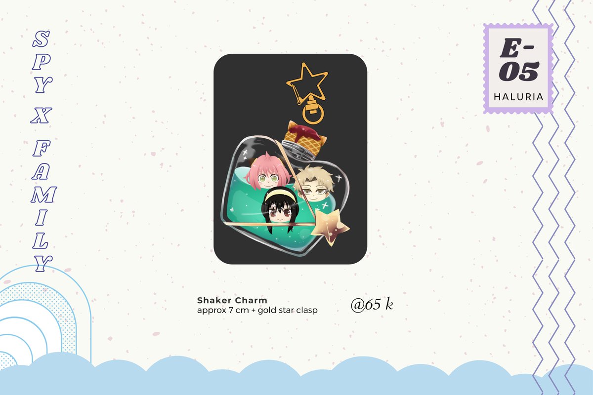 [Pre-order Catalogue CF15*] (1/3)
We, HALURIA (E-05), are open pre-order batch 1 for Comifuro 15!
🗓️ Preorder duration 15-25 July 2022 (23:59 WIB)
📍 Pickup at our booth E-05 on CF15 (SAT/SUN) or send package via J&amp;T
#comifuro #comifuro15 #cf15 #comifuro15catalogue