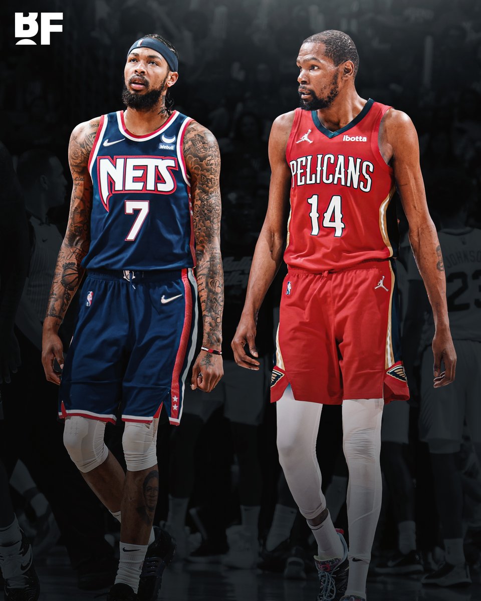 bballforever_'s tweet photo. The Nets offered Kevin Durant for Brandon Ingram, Larry Nance Jr &amp; multiple firsts.

The Pelicans declined.

(via Brandon 'Scoop B' Robinson) https://t.co/20EzsIAdnv