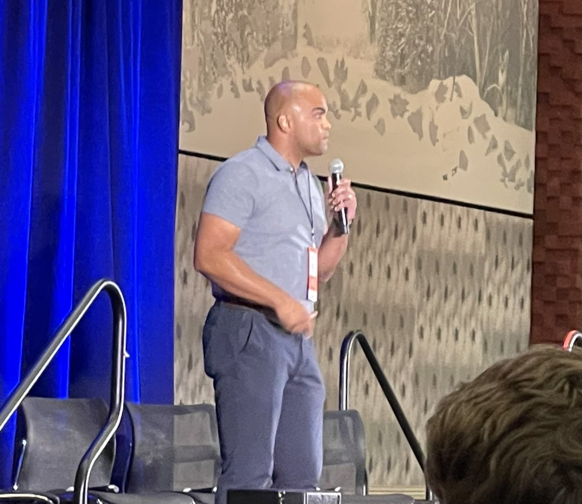 CathyBroadrick's tweet photo. Great kick off at the Texas Democratic Convention.
@HinojosaTX @RepColinAllred @JulianCastro
Tomorrow will be filled with optimism for our awesome slate on candidate who will change Texas.
#TexDem https://t.co/mbCViESGAg