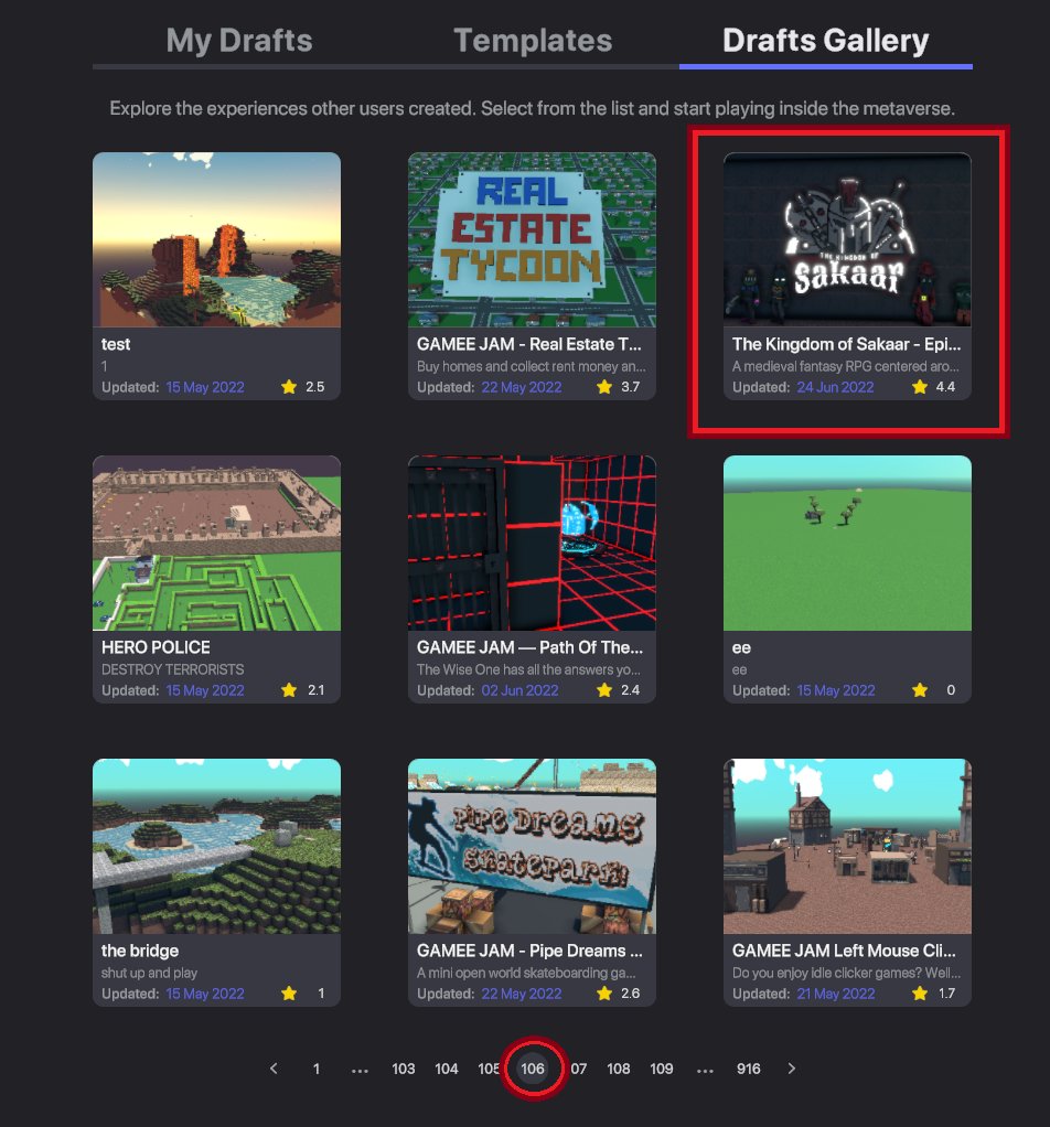 Looking to play a video game built in <a href="/TheSandboxGame/">The Sandbox</a> metaverse?👍

The Kingdom of Sakaar is always open and free to play!🥳🎉

On page 106 now👈

#TheSandbox #thesandboxgame <a href="/TheSandboxGame/">The Sandbox</a> #VoxEditWeekly #gamedev #GameFi #MetaverseNFT #Web3 #NFTCommunity #NFTs #sandfam