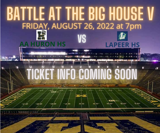 AntaiwnM's tweet photo. Our football program is extremely excited to represent A2 at The Battle At The Big House V. August 26, 2022 @7pm night game at one of the best stadiums in the country! We will be wearing our new all black custom uniforms straight from the Nike headquarters.

#CHIPTHEPAINT https://t.co/dAF8VQbjKV