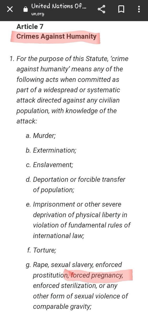 @realworldrj <a href="/adamwren/">Adam Wren</a> <a href="/meganmesserly/">Megan Messerly</a> The UN calls it a Crime Against Humanity.

These are international agreements.