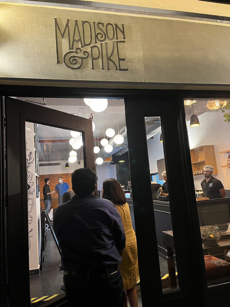 MandloiRashmi's tweet photo. A big fan of @madisonandpike1 and so excited on their 2nd cafe with a revamped menu but with old favourites. A must & repeat visit for the #ambience #food #herbs #fresh #space #service #gurugram #crosspointmall and because of the most gracious host @ranjanadeopa https://t.co/9dIacYdyE7