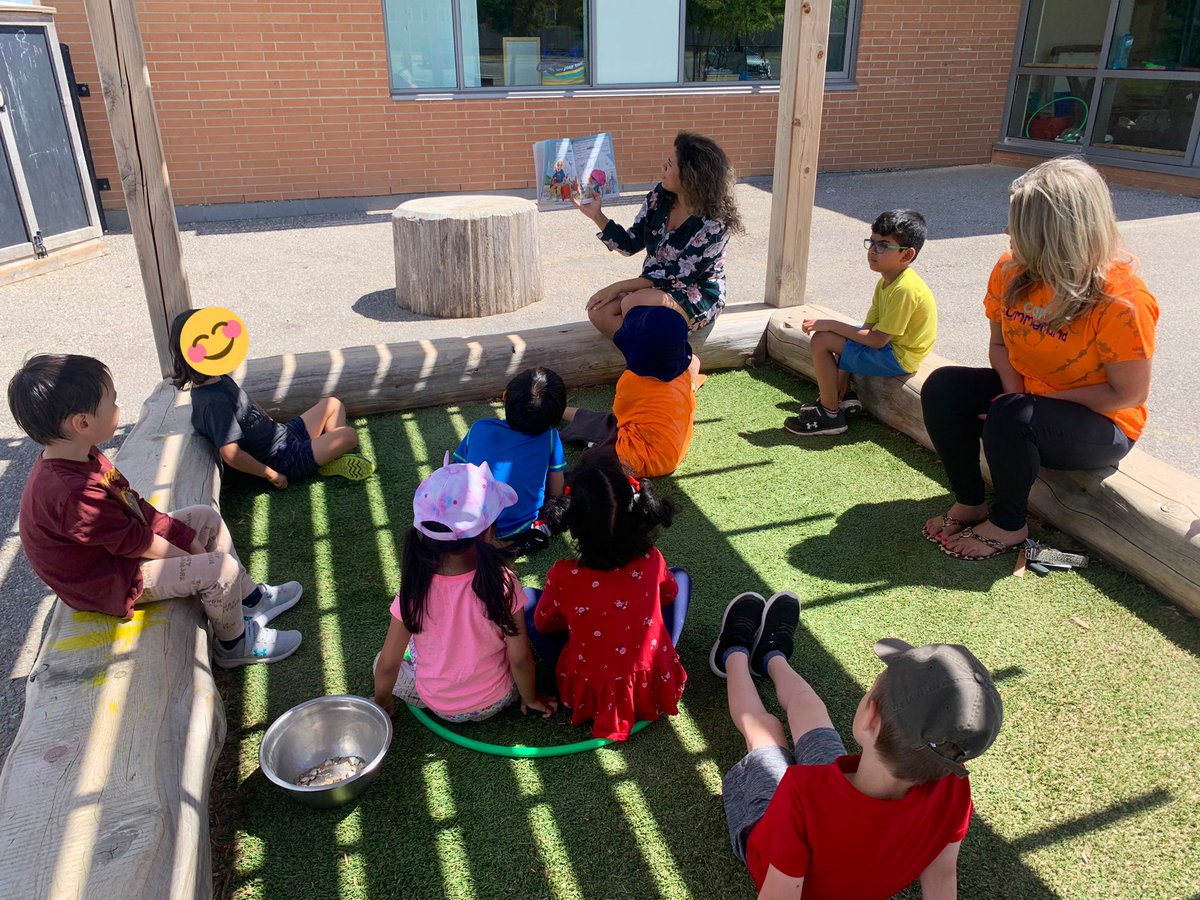 We love the outdoors and story time with Mrs. Da Silva! 

<a href="/stmattkindies/">Mrs. Lepore and Mrs. Da Silva</a> <a href="/HCDSB_k/">Kindergarten at HCDSB</a> <a href="/campsummerland/">Camp Summerland</a> #hcdsbk