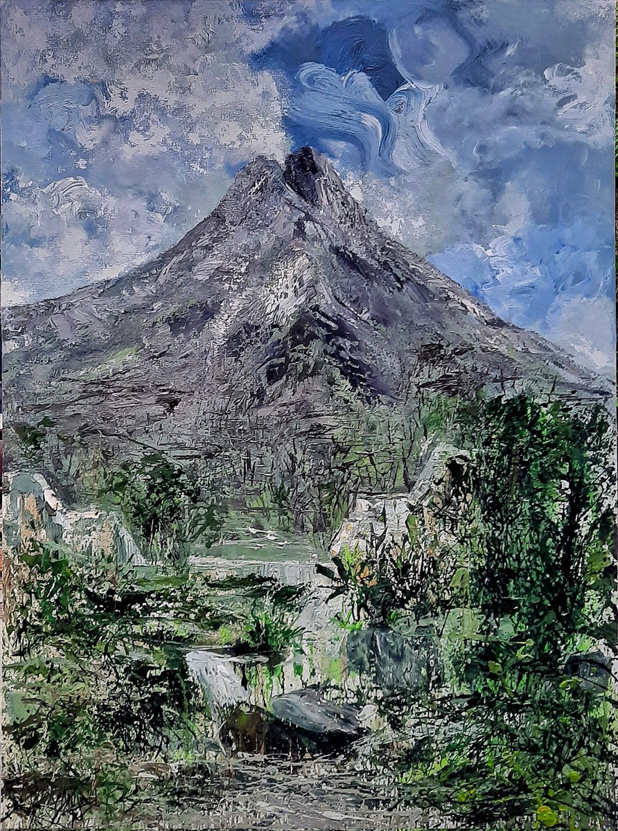 Gunung merapi dari kali bebeng
#gunungmerapi