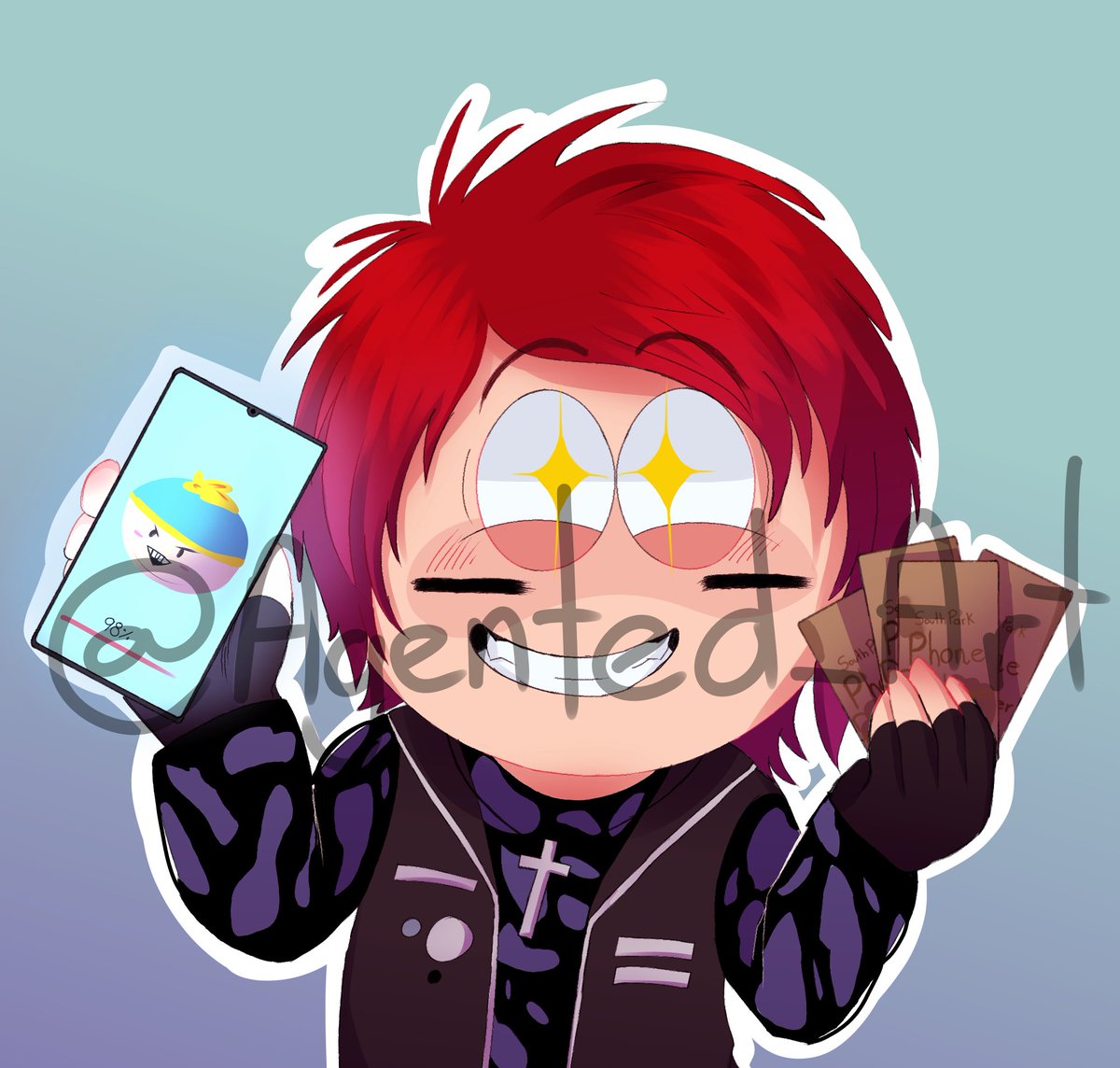 AgenteD_Art's tweet photo. 2 of my first commissions xD >:3 

Tags: #SouthPark #Commission #newkid #OC #agentedart https://t.co/WfBEpIBNne