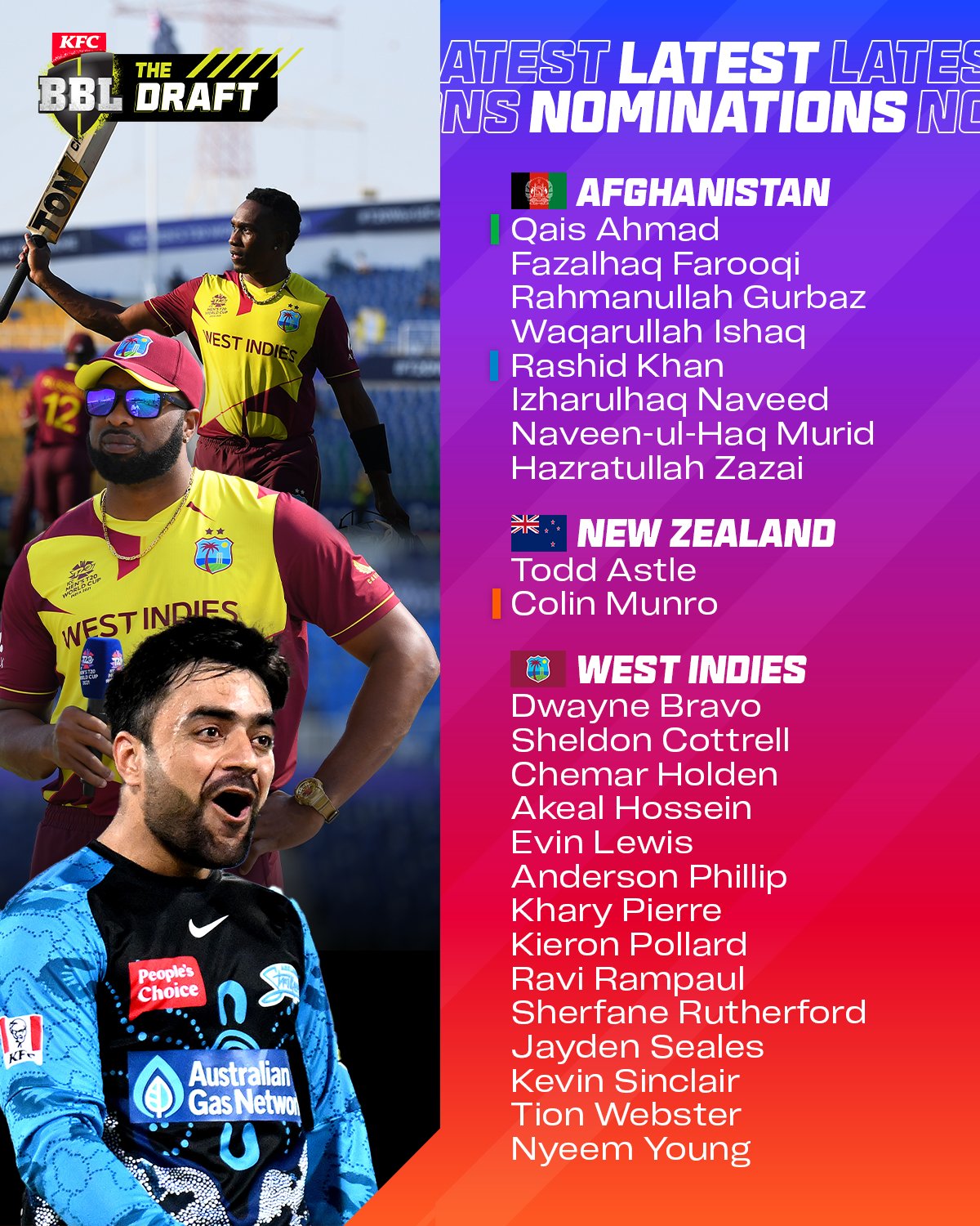 KFC Big Bash League on Twitter "The nominations are flooding in and