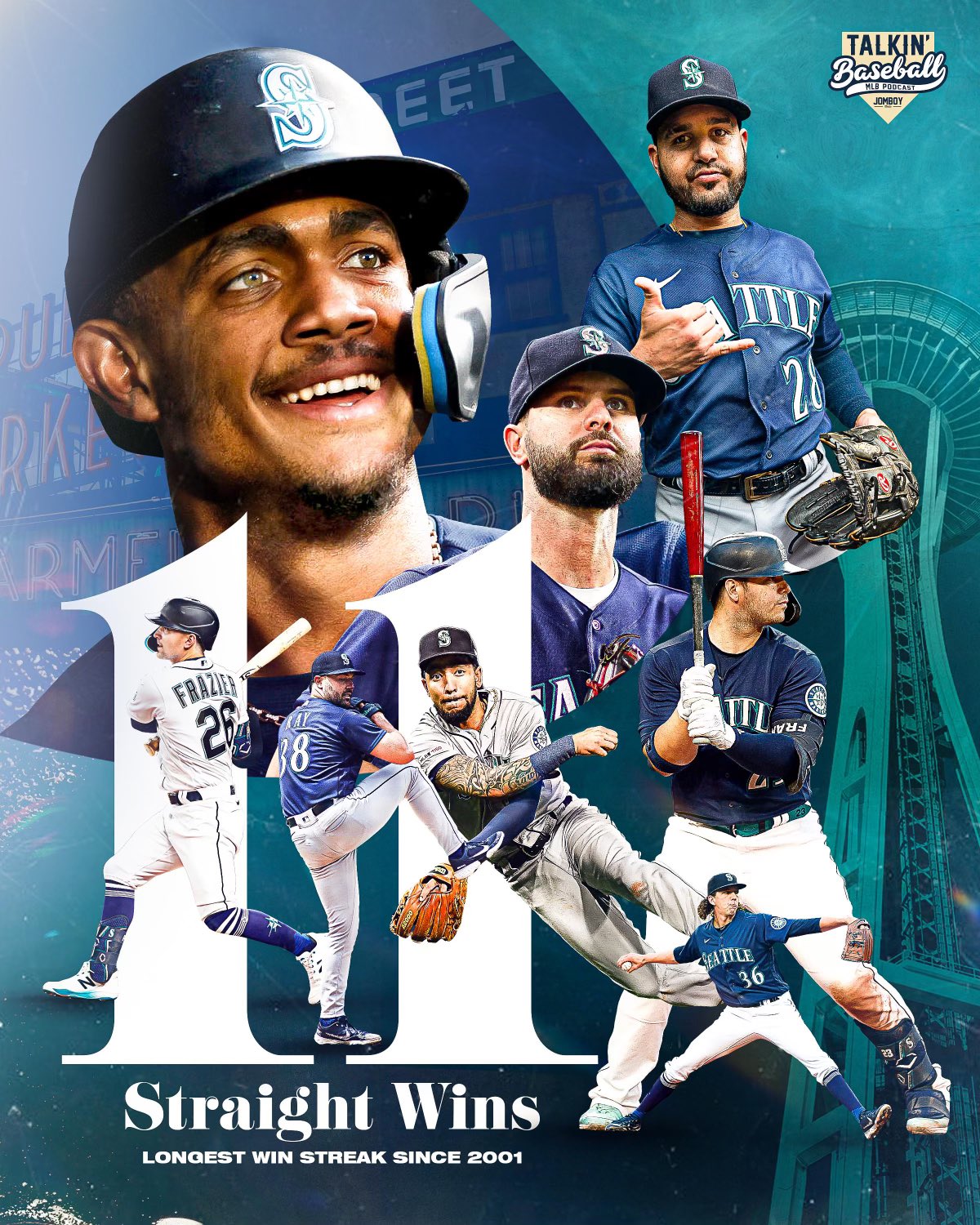 Talkin' Baseball on X: The Seattle Mariners have ended the