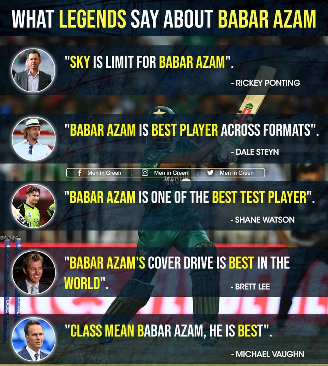 HKaleem23's tweet photo. Legends of the game about Babar Azam ❤️
#BabarAzam #ViratKohli 
#ViratKohli𓃵 #BabarAzam𓃵 https://t.co/oaTZytcuGg