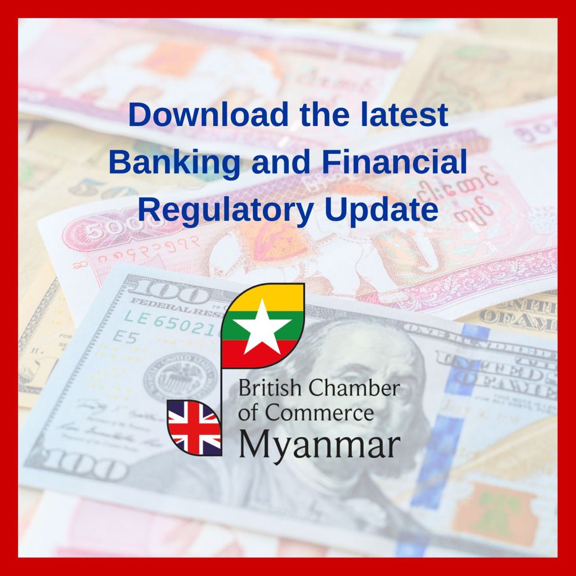 Banking and Financial Regulatory Report, 14 July 2022

Download the latest update here &gt;&gt; britishchambermyanmar.com/sites/britishc…
