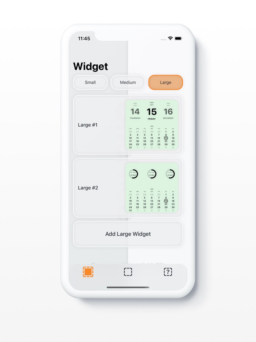 TransparentWid's tweet photo. 🎉Transparent Widget Kit 1.4.0 is released.
- Add Large Widgets
- New Size Menu
- New Home Page

Free download: https://t.co/SdkLJfsflb https://t.co/ThtVfjMETk