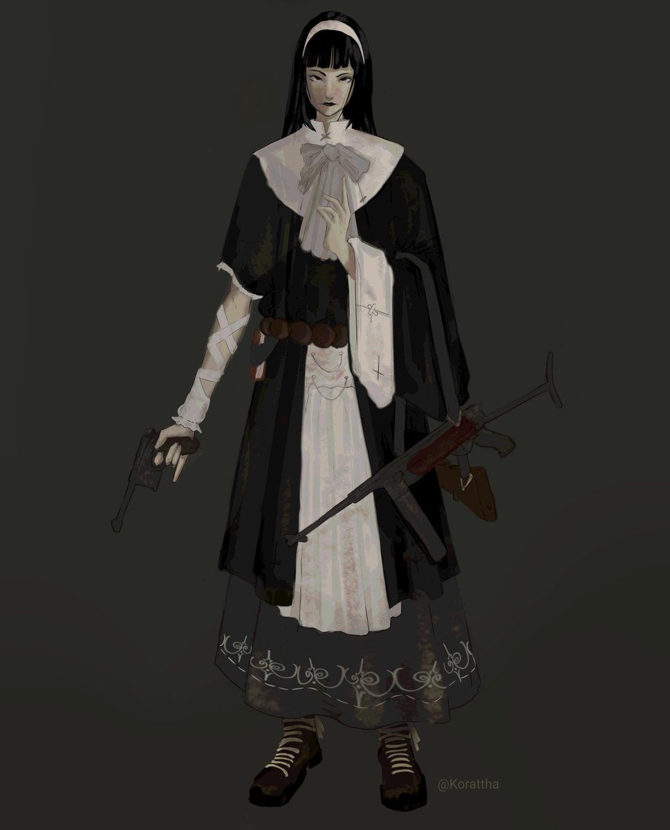 cuddlydrop995's tweet photo. Nun with gun @mako_vice tournament https://t.co/u2MKjkWBj7