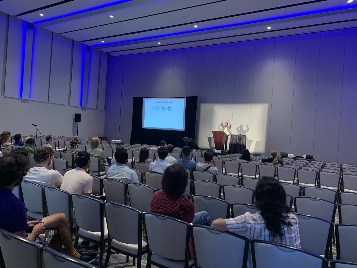 _starsem's tweet photo. Day 1 completed, thank you all who attended remotely and in-person! #starsem2022 #NAACL2022 

The first invited talk of the day was "Models of meaning?" by @jacobandreas 👇 https://t.co/hv7CpFtKF7