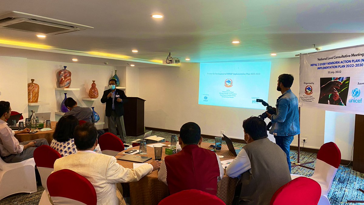 sushilbaral's tweet photo. Good to be part of consultation on Nepal’s EveryNewbornActionPlan #NENAP Implementation Plan 2022-2030
Persistent inequities in newborn outcomes across different groups are challenging,evidence-based contextually tailored interventions are a must, says DG #DoHS @mohpnep @HERDIntl https://t.co/KPRh99hL9K