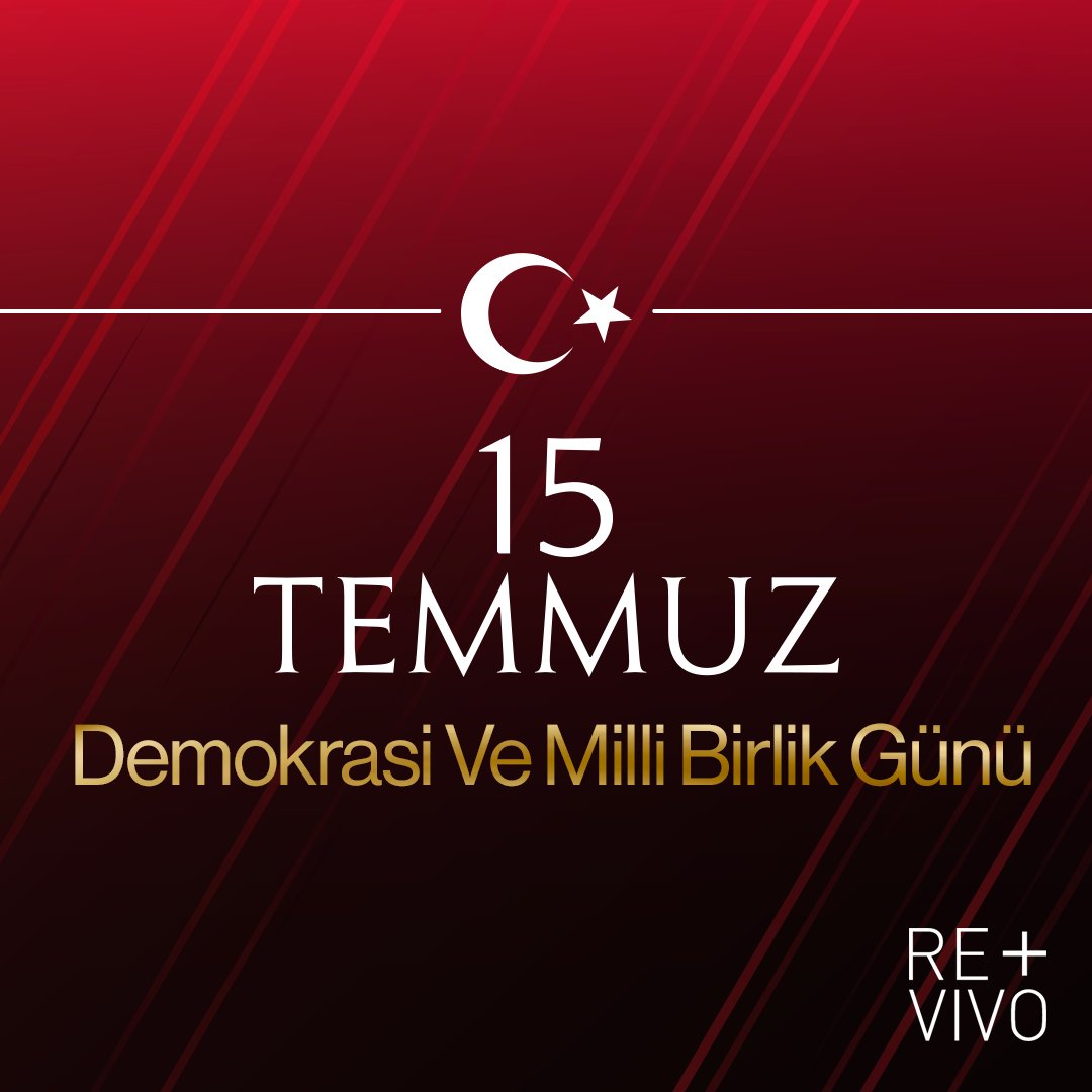 Revivotr's tweet photo. 15 Temmuz Demokrasi ve Milli Birlik Gününde tüm Şehit ve Gazilerimizi rahmet ile anıyoruz 

#Revivo #15Temmuz https://t.co/Thg5LAKaon