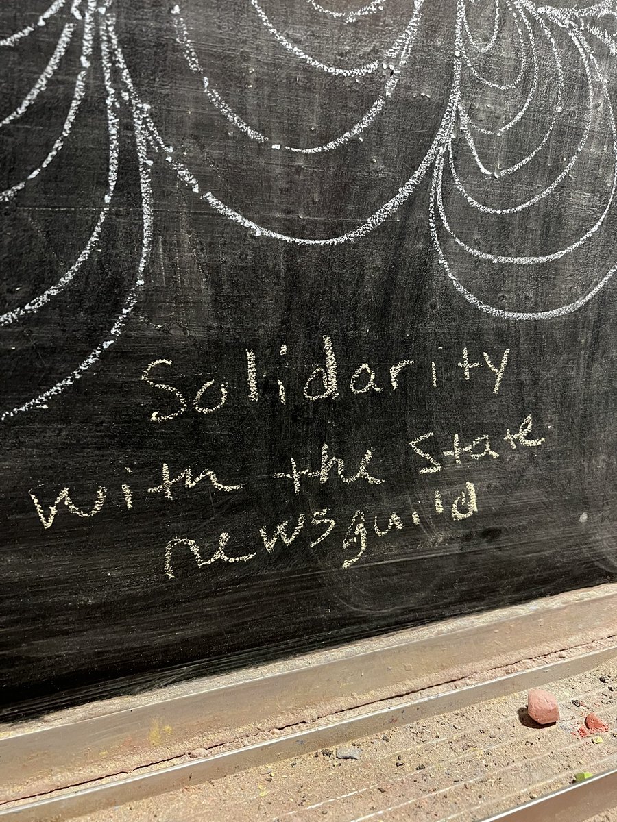 skobos's tweet image. Hitting up Art Bar, one of my fave local Columbia bars, and had to leave some  @thestateguild love ✊