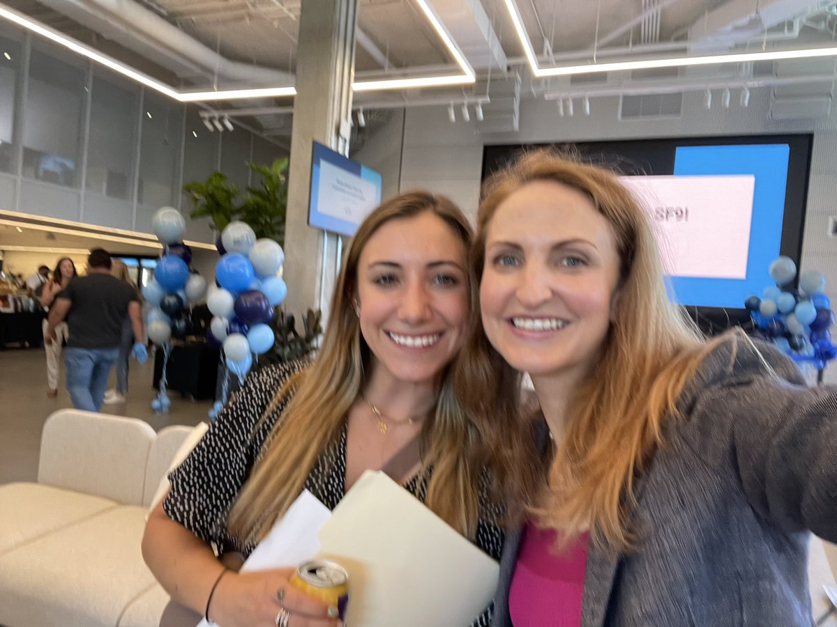 patterson_sarah's tweet photo. Loved getting to celebrate opening @Samsara’s new office in SF today! Incredible space 🌱 + incredible people💜 https://t.co/NZ8xOQhMGN