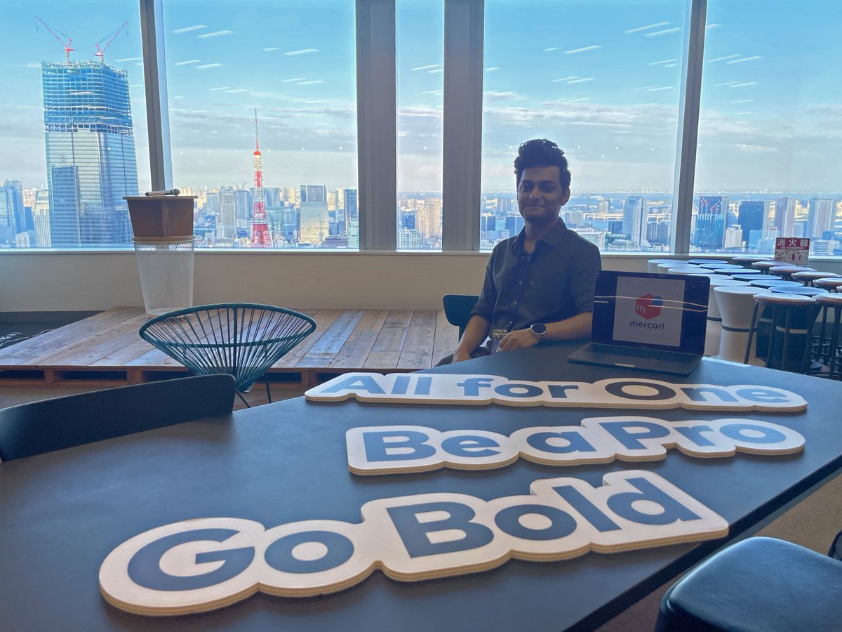 aitikgupta's tweet photo. It's been a few weeks since I travelled from India to Japan for a 2-month internship at @mercari_jp.

I've mustered all the bits in an informal blog, from the interviews to life in Tokyo. It's titled: "My Bread &amp; Butter in Japan" 🫠

Check it out! 🤝
https://t.co/BDANMrkOhR https://t.co/JQRDUa84hx