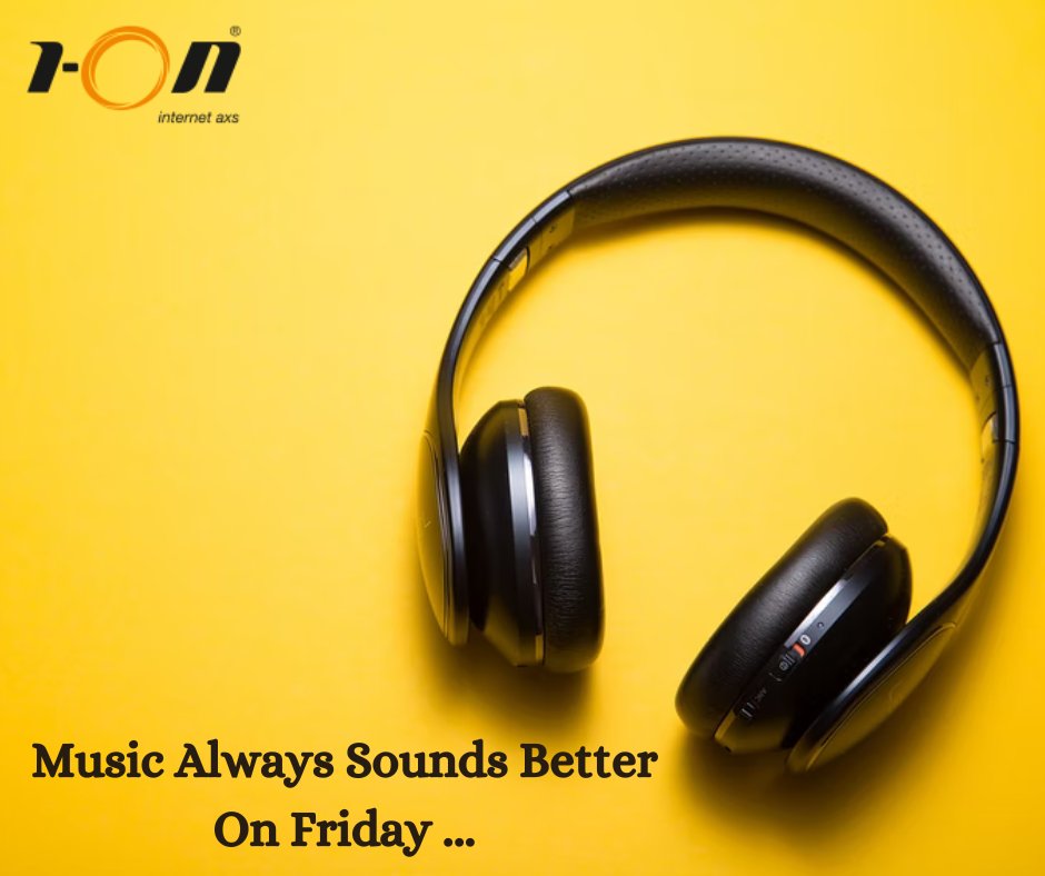 highspeedION's tweet image. Because no one listens to the exact same Music #FeelGood this #Friday with #HighSpeedION and set your favorite tunes on repeat!
#HighSpeedIONInternet #UnlimitedSurfing #FridayVibes #fridaymorning #superfast #Corporate #IONInternet #Uninterrupted #WiFi #booknow
