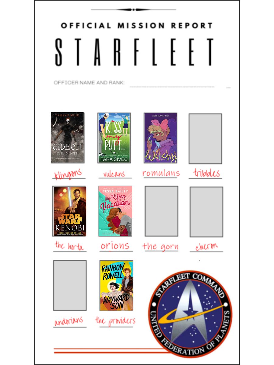 Mid-month check in for <a href="/trekathon_/">Star Trek Readathon</a>  looking like I right on schedule to complete all my books at this pace. Wish me luck!