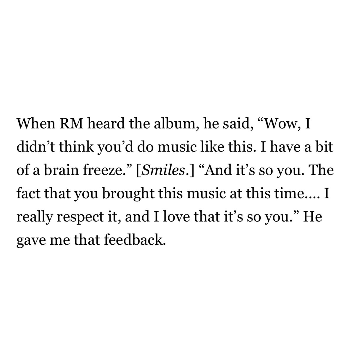kkukstudio's tweet photo. namjoon’s reaction to hobi’s album :( https://t.co/2MovwWLUVg