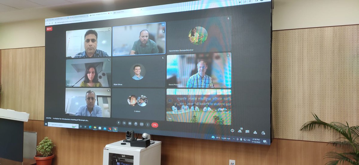 Meeting of strategic planning team of AIIMS Gorakhpur <a href="/aiims_gkp/">AIIMS Gorakhpur</a> and Johns Hopkins <a href="/JohnsHopkinsSPH/">Johns Hopkins Bloomberg School of Public Health</a> for academic, research, teaching &amp; training and community health in UP (Gorakhpur) <a href="/brianwahl/">bw</a> <a href="/PMOIndia/">PMO India</a> 
 <a href="/Jhpiego/">Jhpiego</a> <a href="/ravikishann/">Ravi Kishan</a>  <a href="/mansukhmandviya/">Dr Mansukh Mandaviya</a>
 <a href="/myogiadityanath/">Yogi Adityanath</a> <a href="/DrAmbrishMithal/">Dr Ambrish Mithal</a>