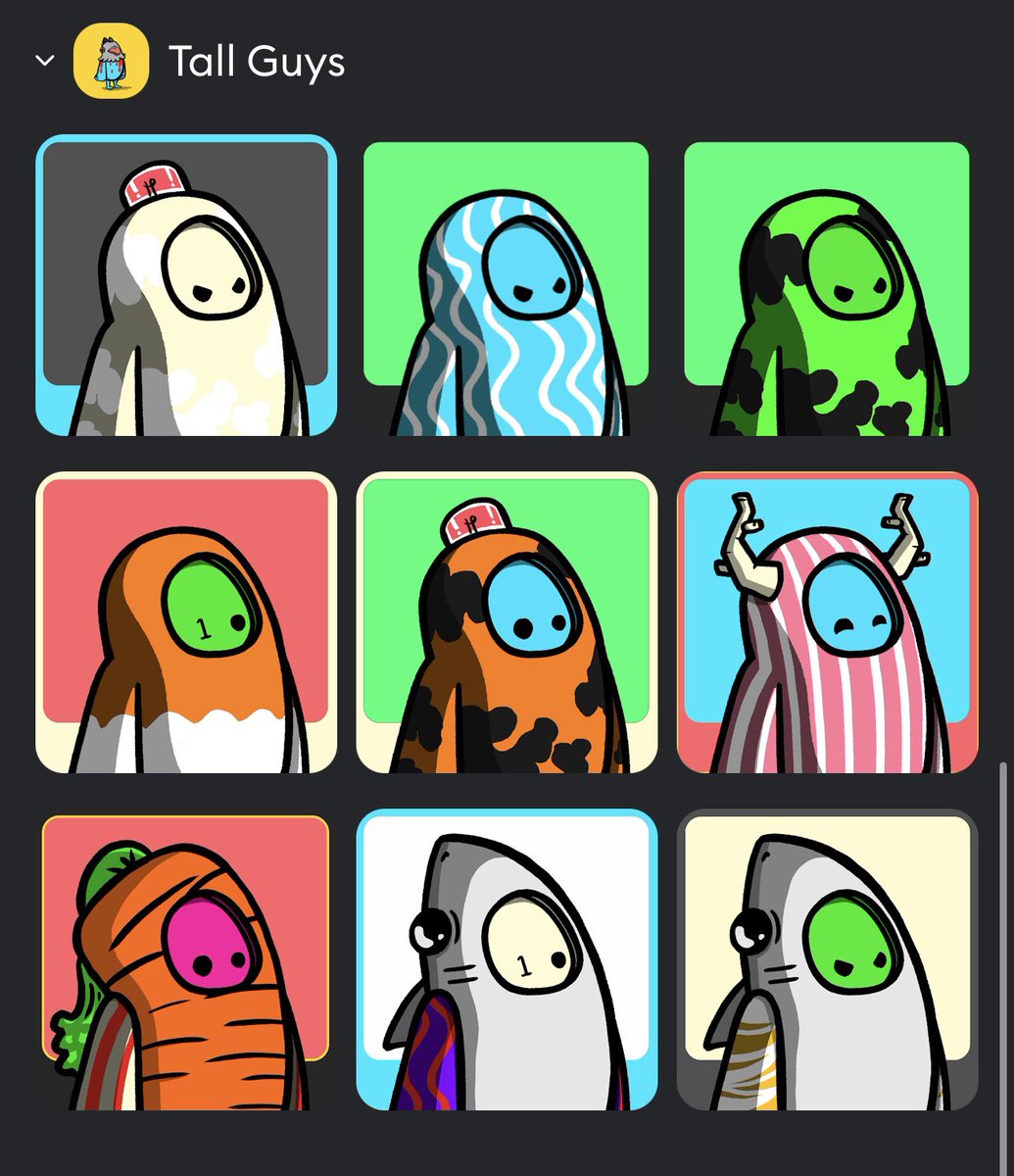 <a href="/TallGuysNFT/">Tall Guys</a> Love the art!  Free mint going on now boys #TallGuys