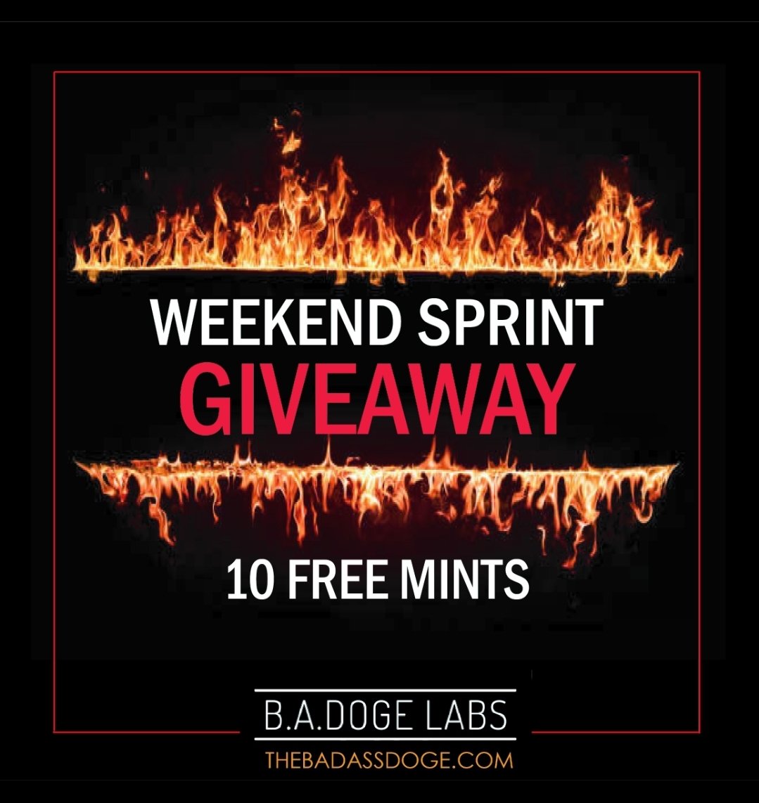 badogelabs's tweet photo. Since it's the Weekend coming up... details up soon! 😃🆓️

#nftgiveaway #nftgiveaways #Gleam #badogelabs #nftprojectlaunch https://t.co/eDn1gifP3n