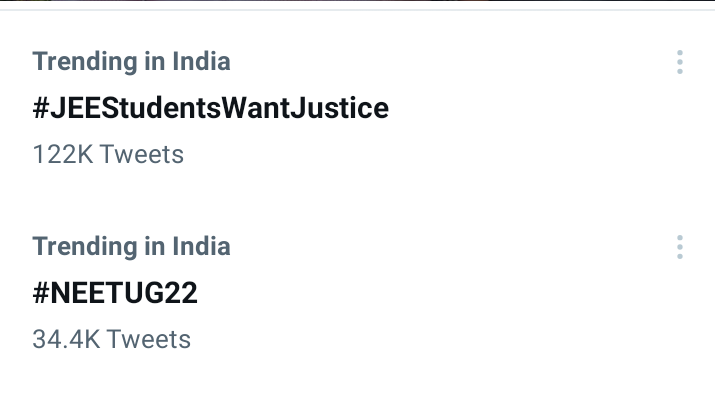Rohan2536's tweet photo. Humaare Democratic India me Students ko unke hak ke liye ladhna pad rha hai Har ek Exam ke students  even parents also NTA ke Against iska matlab kuchh to wrong hoga hi na ?
JEE Students NEET students CUET students aur kitne examples chahiye?
#JEEStudentsWantJustice 
#NEETUG22 https://t.co/touoODDCNg