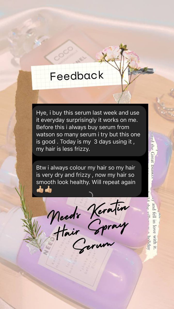 ainaimfoodies's tweet photo. Needs keratin hair spray serum is for your hair, especially damage hair😫

It will help your frizzy and dry hair to become more smooth and manageable. It can also repair split ends and control hair loss😍

This NEEDS is a NEED✨

Link: https://t.co/Ggqkupn7CG https://t.co/D0fRYBlw4h