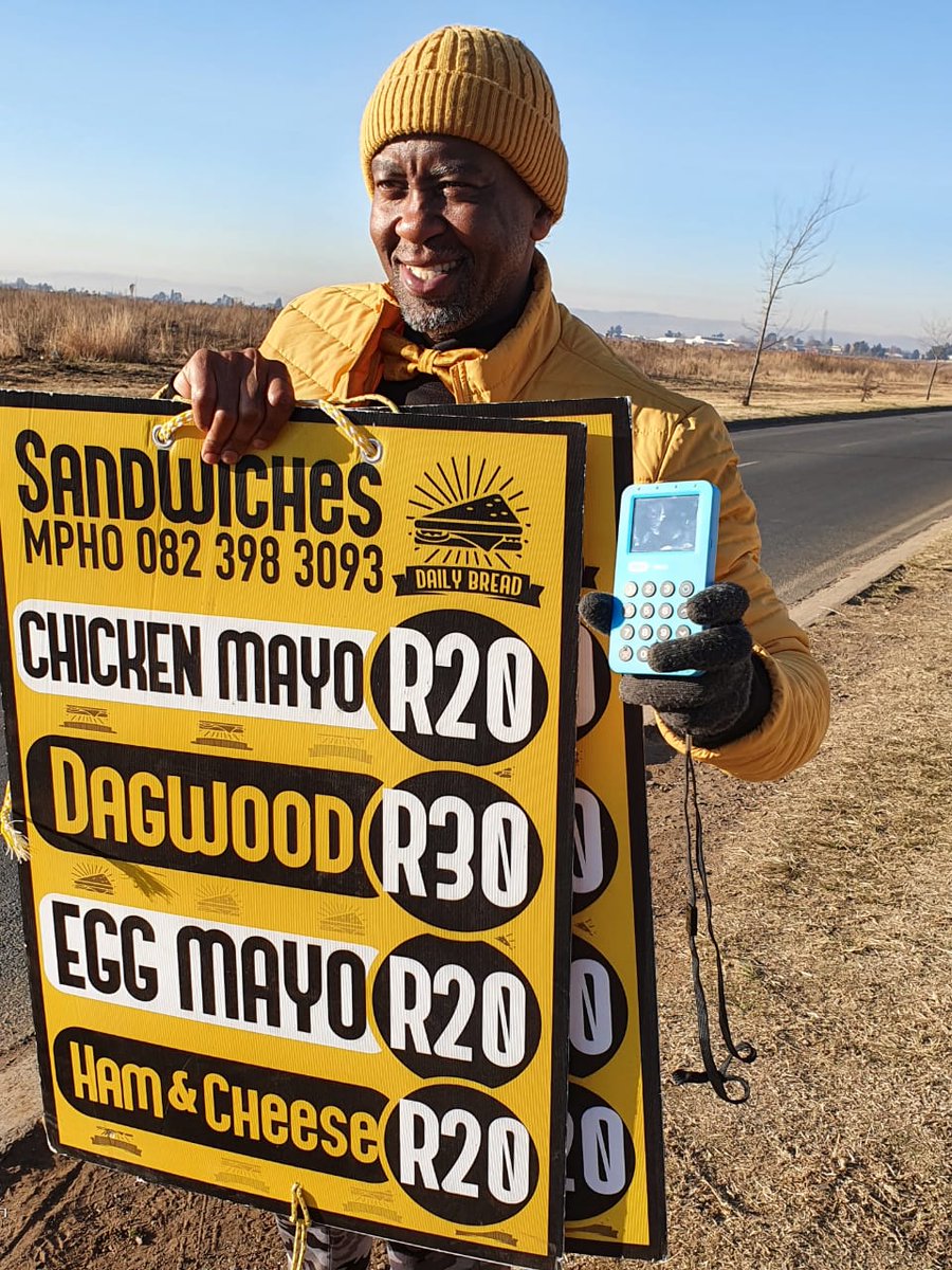 MphoSetjeo's tweet photo. Top of the morning, top of the morning good people.

Happy Friday to everyone.
#mphowadailybread
#sandwichforeveryone
@KasiEconomy https://t.co/mtEeIbODG6