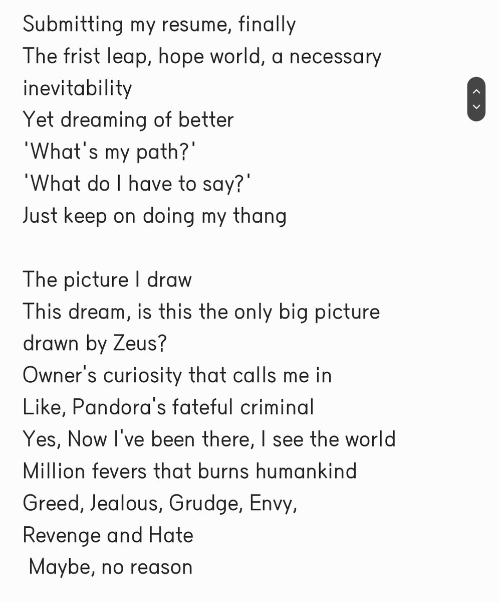 Vernal_Bom's tweet photo. Pandora's Box by j-hope
English Translation 

(very crude* translation)

#jhope #JackInTheBox @BTS_twt https://t.co/HyIx3NrA7M