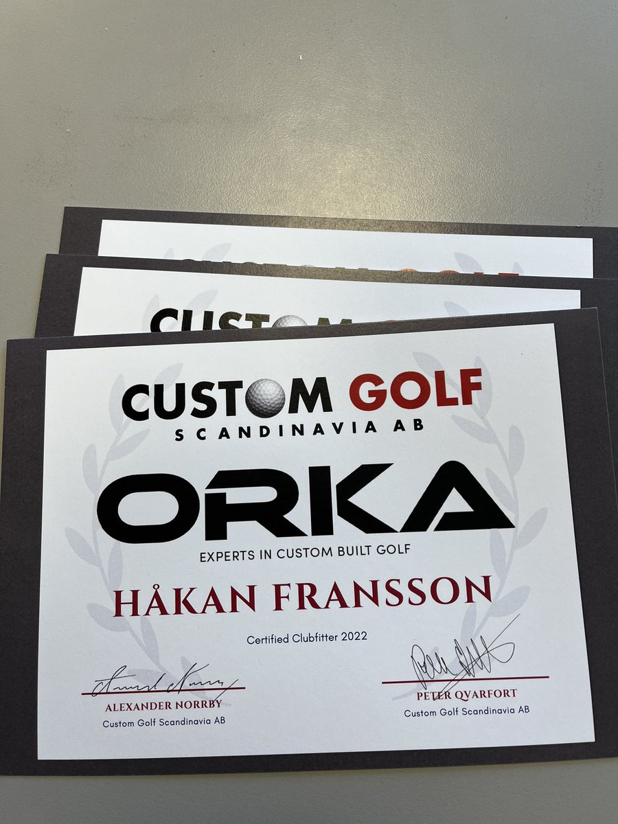 Grattis Håkan Fransson som driver Golffabriken på Öland. @GolfOrka