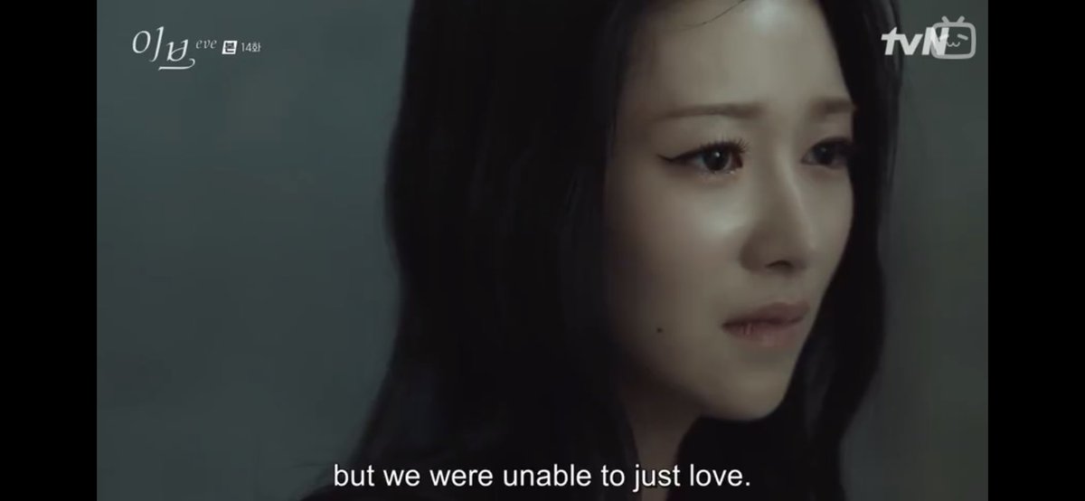 dksrpflzk_'s tweet photo. “We wanted to love, but we were unable to just love. That was our tragedy.”

TAKTE NAMAN TVN BAKIT LAGI NA LANG SA DULO NG EPISODE KAYO NAGPAPAIYAK?!!!! 😭 #EveEp14 https://t.co/JekAq8QaH9