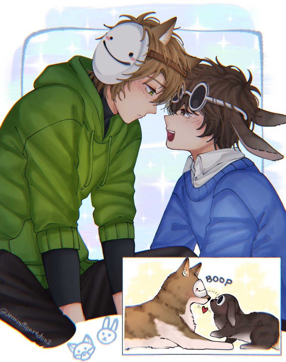 JermiaMonredon2's tweet photo. 🐺🐰

#dreamfanart 
#georgenotfoundfanart 
#dnffanart https://t.co/whC4rdvaZl