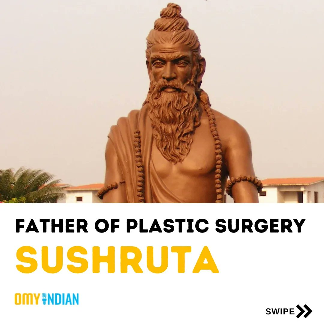 omyindian's tweet photo. The "Sushruta Samhita" not only talks about surgery in the chapters, it also addresses treatise of all aspects of general medicines. 
.
.
.
.
#omyindian #sushruta #sushrutasamhita #fatherofsurgery #Indian #surgery #plasticsurgery #Trending #RETWEEET https://t.co/5b39q7ynnP