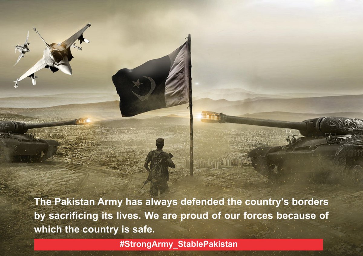 Considering the sacrifices made by the Armed Forces of Pakistan for the  motherland, the Pakistan Army is the guarantor of Pakistan's integrity,  security, sovereignty and stability. (5/7) #StrongArmy_StablePakistan, image size:1200x848