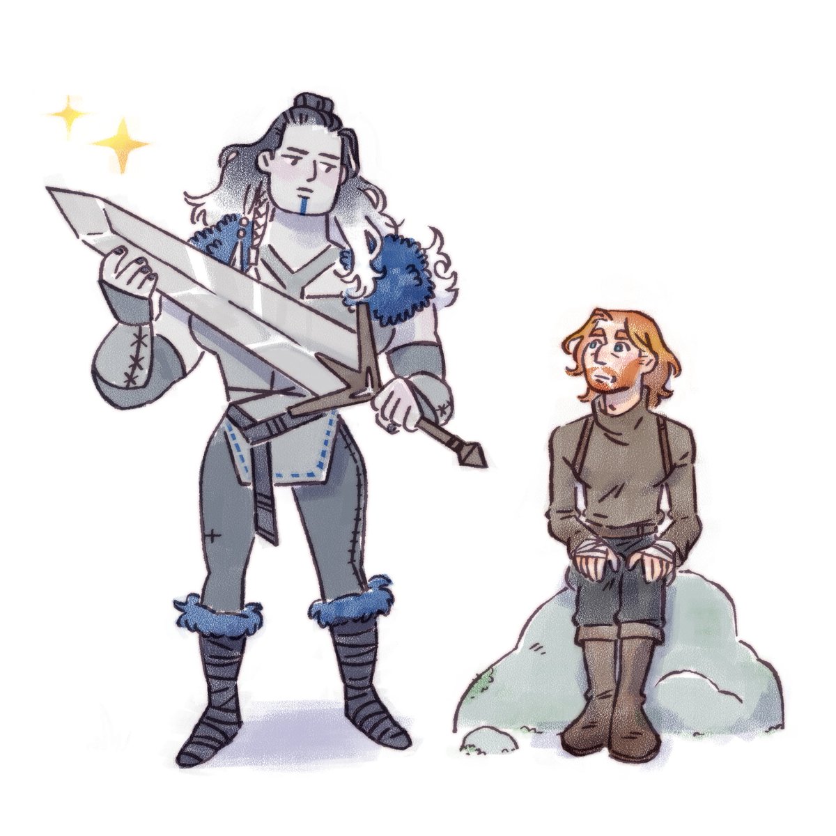 _Linotte_'s tweet image. Remember that time Yasha shaved Caleb? 
#CriticalRole #CriticalRoleArt